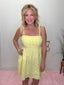 Lemon Yellow Polka Dot Dress with Pockets 150 Dresses & Jumpsuits - Ella Chic BoutiqueWishlist