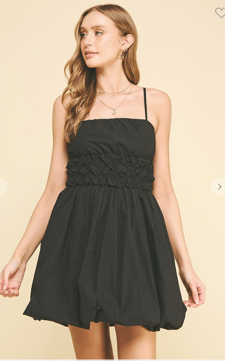 blue dress for baby girl Let's Party Black Bubble Dress | LBD