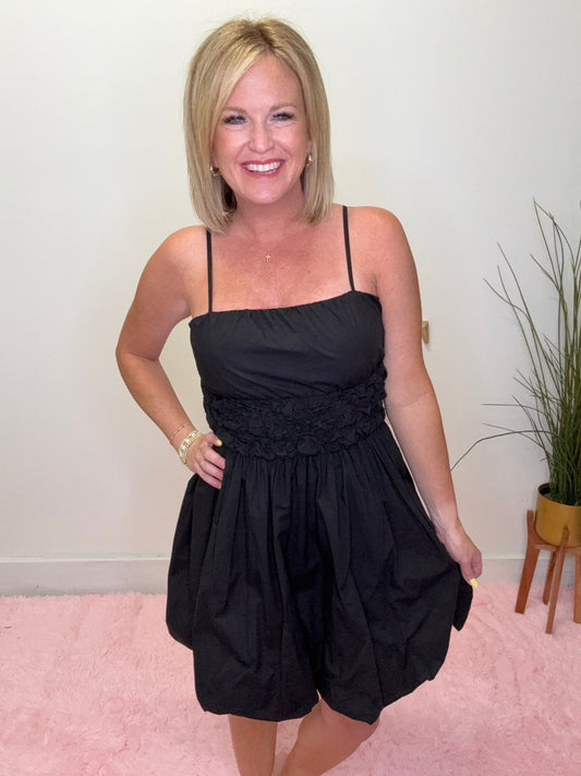 Let’s Party Black Bubble Dress