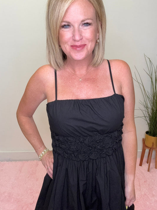 Let’s Party Black Bubble Dress