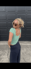 Lilly Green Striped Top - Ella Chic BoutiqueElla Chic Boutique