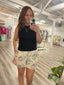 Linen and Leaves Tropical Shorts 180 Shorts & Skirts - Ella Chic BoutiqueEntro