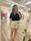 Linen and Leaves Tropical Shorts 180 Shorts & Skirts - Ella Chic BoutiqueEntro