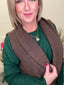 Long Length Shawl Collar Soft Vest in Mocha 140 Jackets - Ella Chic Boutique