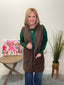 Long Length Shawl Collar Soft Vest in Mocha 140 Jackets - Ella Chic Boutique