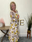 Love of Yellow Floral Print Ida Dress 150 Dresses & Jumpsuits - Ella Chic Boutique