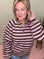 Love This for You Striped Cardigan in Pink and Brown 130 Sweaters- Ella Chic BoutiqueLE LIS