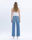 Lovervet Abound Tummy Control High Rise Crop Wide Leg Jeans 160 jeans - Ella Chic Boutique