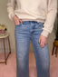 Lovervet Enhance Super High Rise Ankle Slim Wide Jeans 160 jeans - Ella Chic Boutique