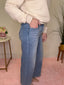 Lovervet Enhance Super High Rise Ankle Slim Wide Jeans 160 jeans - Ella Chic Boutique