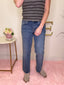 Lovervet Kassia High Rise Medium Wash Raw Hem Ankle Straight Jeans 160 jeans - Ella Chic Boutique
