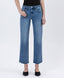 Lovervet Kassia High Rise Medium Wash Raw Hem Ankle Straight Jeans 160 jeans - Ella Chic Boutique