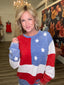 Made For You American Flag Sweatshirt 110 Tops- Ella Chic BoutiqueSewn and Seen