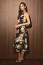 Make an Entrance Floral Midi Dress in Chocolate 150 Dresses & Jumpsuits- Ella Chic BoutiqueLE LIS