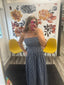 Meet me at the Marina Strapless Dress