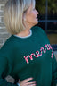 Merry Embroidered Sweater With Contrasting Neckline 130 Sweaters - Ella Chic Boutique