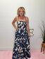 Midnight Garden Luxe Navy Floral Maxi Dress 150 Dresses & Jumpsuits - Ella Chic BoutiquePinch