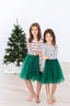 Mints & Mistletoe Long Sleeve Tutu Dress 240 Kids Clothing - Ella Chic Boutique