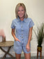 Must Be Gorgeous Denim Romper 150 Dresses & Jumpsuits - Ella Chic Boutique