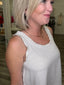 Natural Latte Stripe Linen Tank Top 120 Tees & Tanks- Ella Chic BoutiqueILLA ILLA