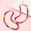 Natural Stone Semi-Precious Glass Mixed Necklace 210 jewelry- Ella Chic BoutiqueJOSSLYN by wall to wall