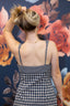 Navy Gingham Sweetheart Dress 150 Dresses & Jumpsuits - Ella Chic BoutiqueLe Lis