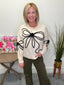 Need This Round Neck Bow Sweater 130 Sweaters - Ella Chic Boutique