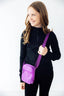 Neon Purple Crossbody Bag