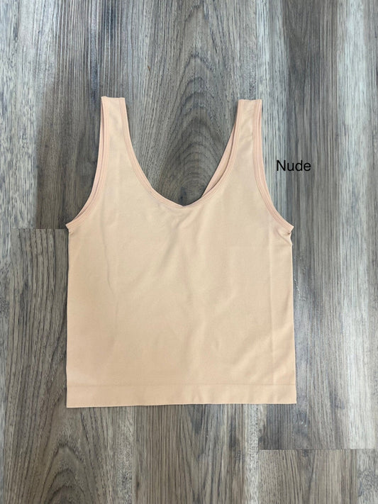 Oh So Soft Cropped Tank Top 120 Tees & Tanks - Ella Chic Boutique