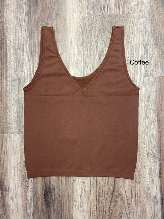 Oh So Soft Cropped Tank Top 120 Tees & Tanks - Ella Chic Boutique