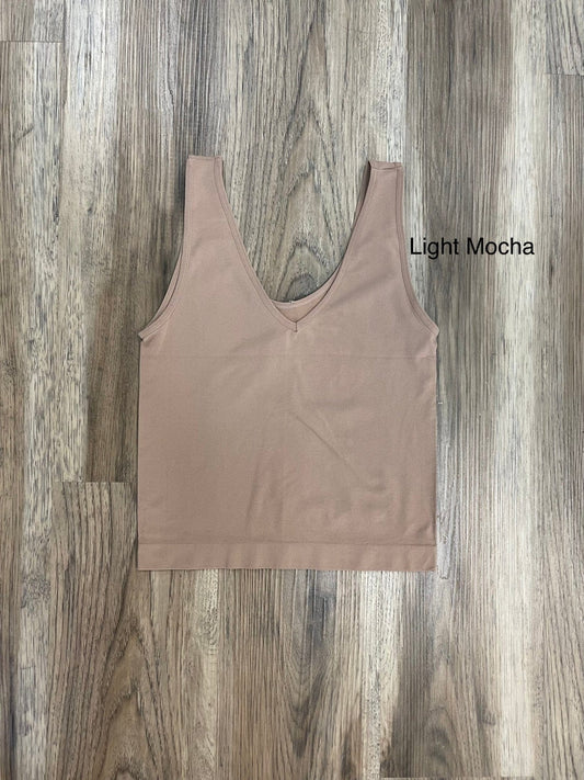 Oh So Soft Cropped Tank Top 120 Tees & Tanks - Ella Chic Boutique