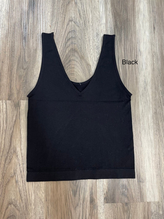 Oh So Soft Cropped Tank Top 120 Tees & Tanks - Ella Chic Boutique