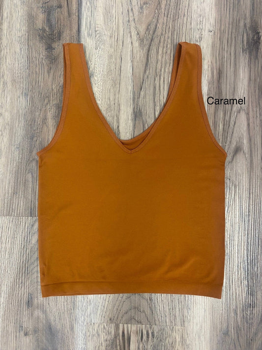 Oh So Soft Cropped Tank Top 120 Tees & Tanks - Ella Chic Boutique