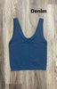 Oh So Soft Cropped Tank Top 120 Tees & Tanks - Ella Chic BoutiqueYelete