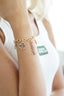 Ohio State Buckeyes Charm Bracelet in Gold 210 jewelry- Ella Chic BoutiqueCanvas Style