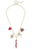 Ohio State Buckeyes Paper Clip Charm Necklace 210 jewelry- Ella Chic BoutiqueCanvas Style