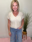 On Your Best Behavior Crochet Cardigan Top 110 Tops - Ella Chic BoutiqueAnniewear