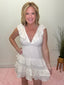 Onto New Things Cream Ruffle Dress 150 Dresses & Jumpsuits - Ella Chic BoutiqueHYFVE