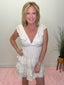 Onto New Things Cream Ruffle Dress 150 Dresses & Jumpsuits - Ella Chic BoutiqueHYFVE