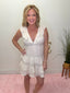 Onto New Things Cream Ruffle Dress