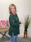 Oversized Embroidered Pullover Top in Evergreen 110 Tops - Ella Chic Boutique