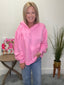 Oversized Hoodie With Bows 110 Tops - Ella Chic Boutique