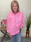 Oversized Hoodie With Bows 110 Tops - Ella Chic Boutique