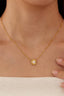 Pearl Gold Pendant Necklace in 18k Stainless Steel 210 jewelry- Ella Chic BoutiqueJOSSLYN by wall to wall