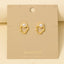 Pearl Stud Warped Oval Post Earrings 210 jewelry - Ella Chic BoutiqueAnarchy Street