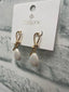Pearl Teardrop Gold Earrings