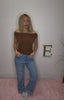 Perfection Off the Shoulder Top in Chocolate 110 Tops - Ella Chic BoutiqueHYFVE