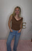 Perfection Off the Shoulder Top in Chocolate 110 Tops - Ella Chic BoutiqueHYFVE