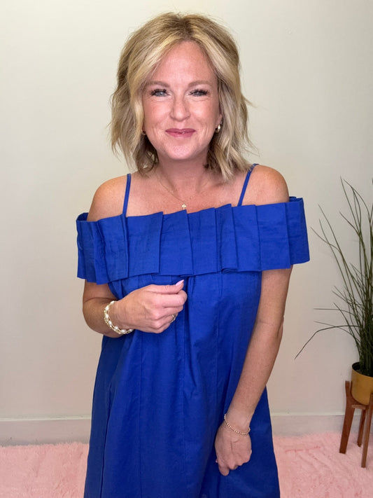 Pinch Cobalt Blue Fancy Party Dress 150 Dresses & Jumpsuits - Ella Chic BoutiquePinch