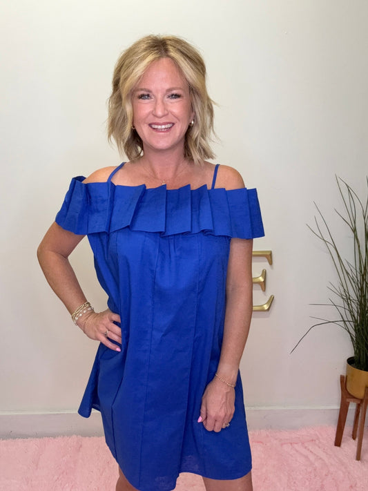 Pinch Cobalt Blue Fancy Party Dress 150 Dresses & Jumpsuits - Ella Chic BoutiquePinch